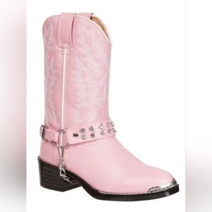 DURANGO BLING LITTLE PINK BOOTS SIZE 12.5 GREAT DEAL KIDS Chain CUTE
